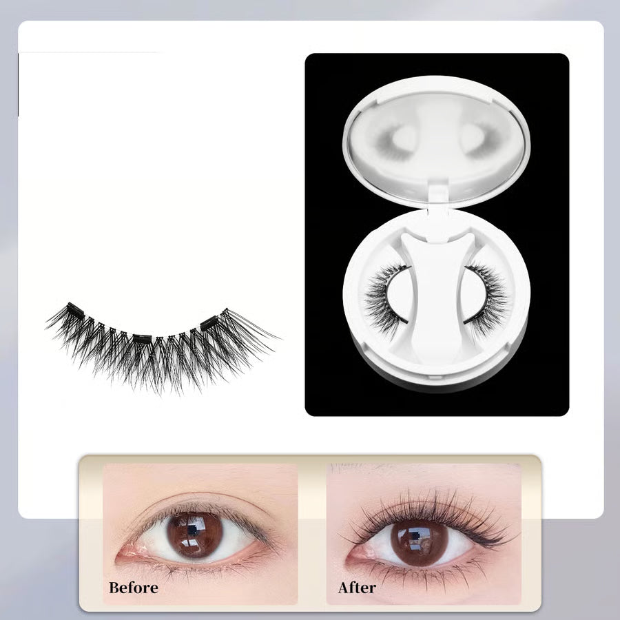 Alurain™ - Beautiful Makeup Reusable Magnetic Eyelash Set