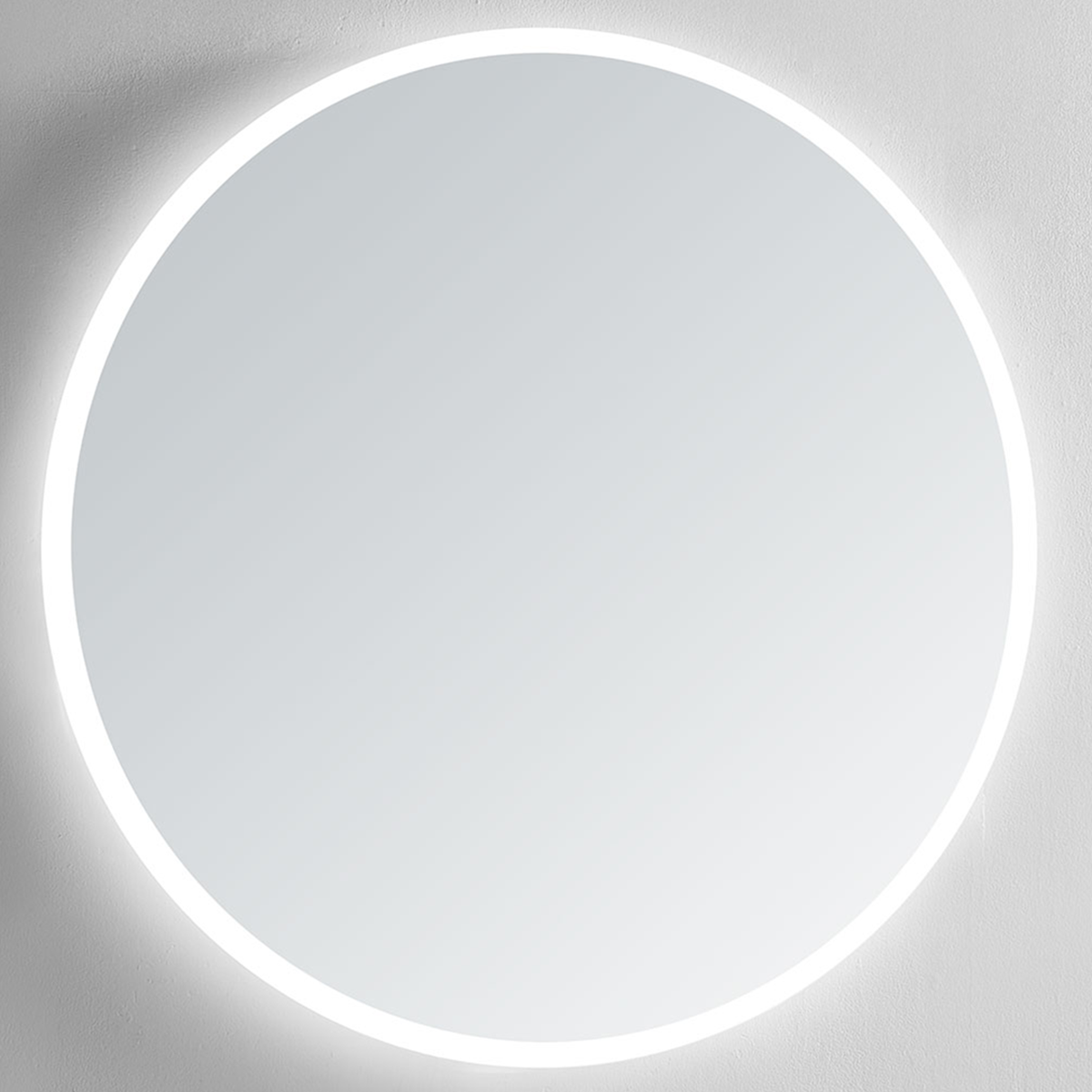 Miroir de salle de bain rond lumineux Luna