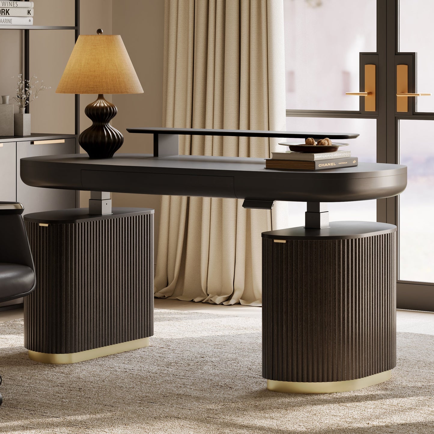 Bureau assis-debout Opal Executive (168 cm x 74 cm)