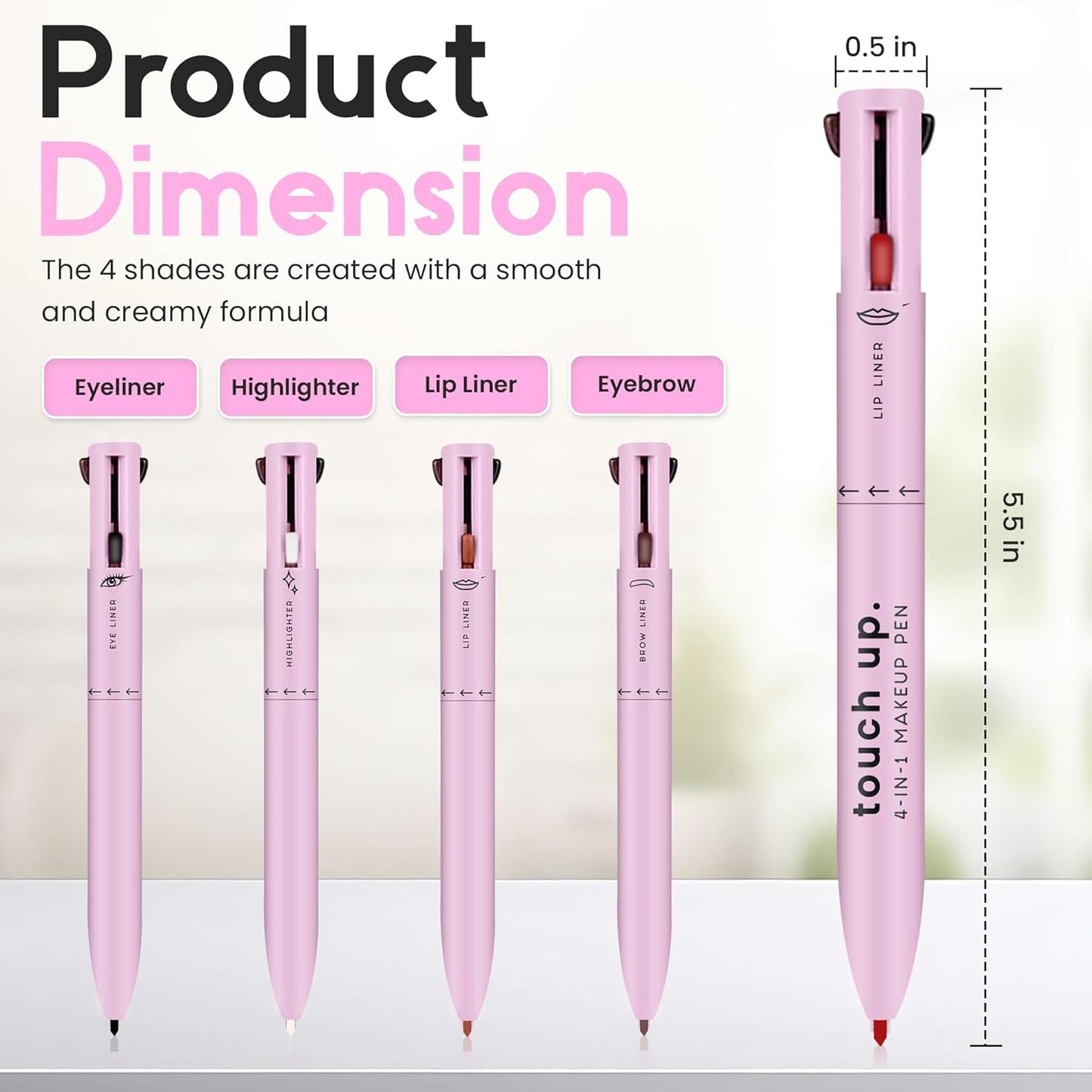 Alurain - 4 in 1 makeup pen