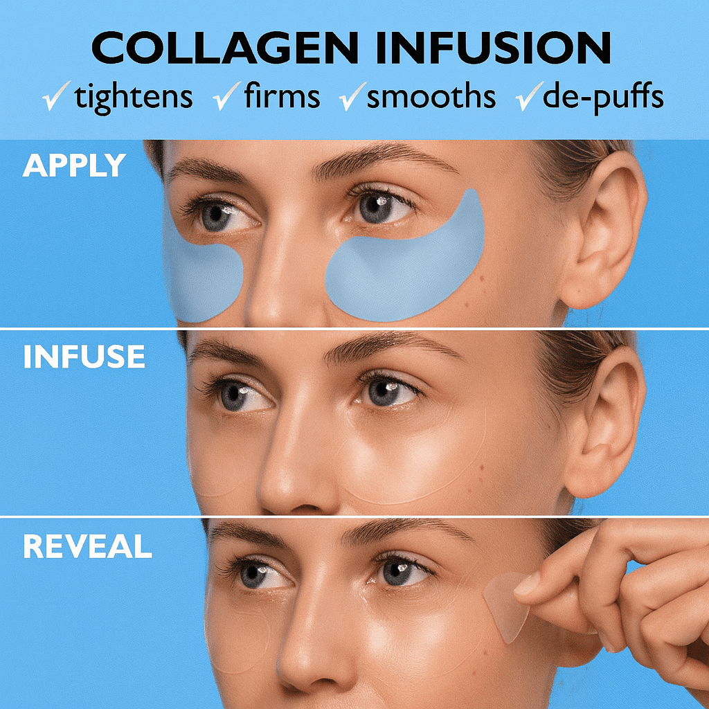 Alurain™ Instant Collagen Eye Patches | Refresh Tired Eyes & Smooth Fine Lines - In Just 15 Minutes
