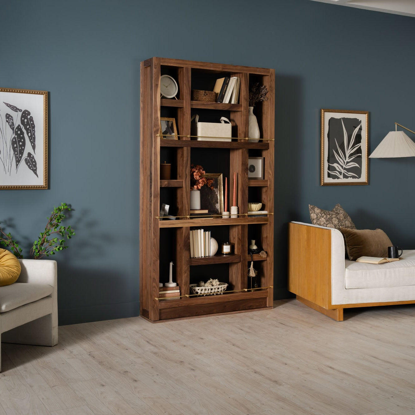 Sliding Gallery Bookcase