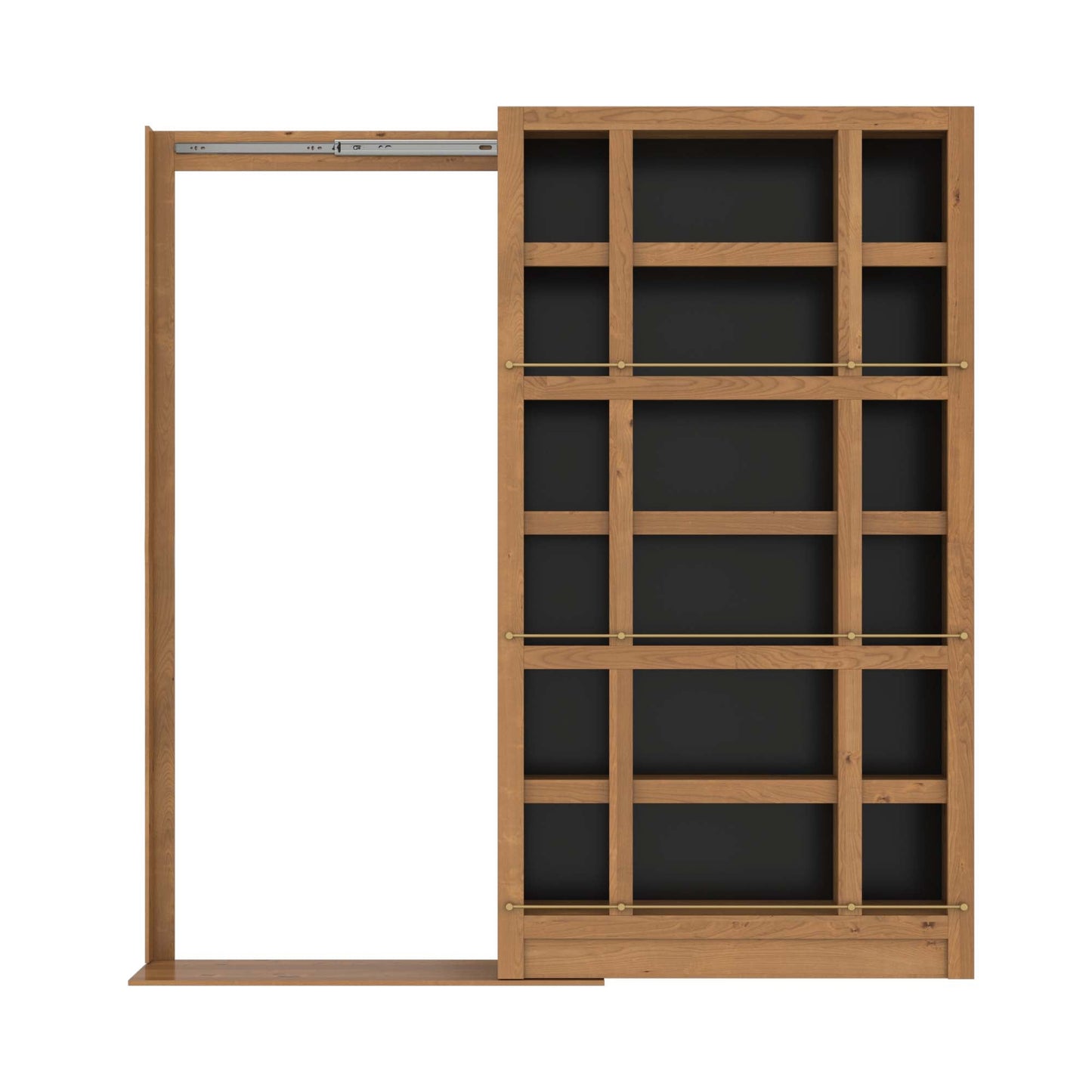 Sliding Gallery Bookcase