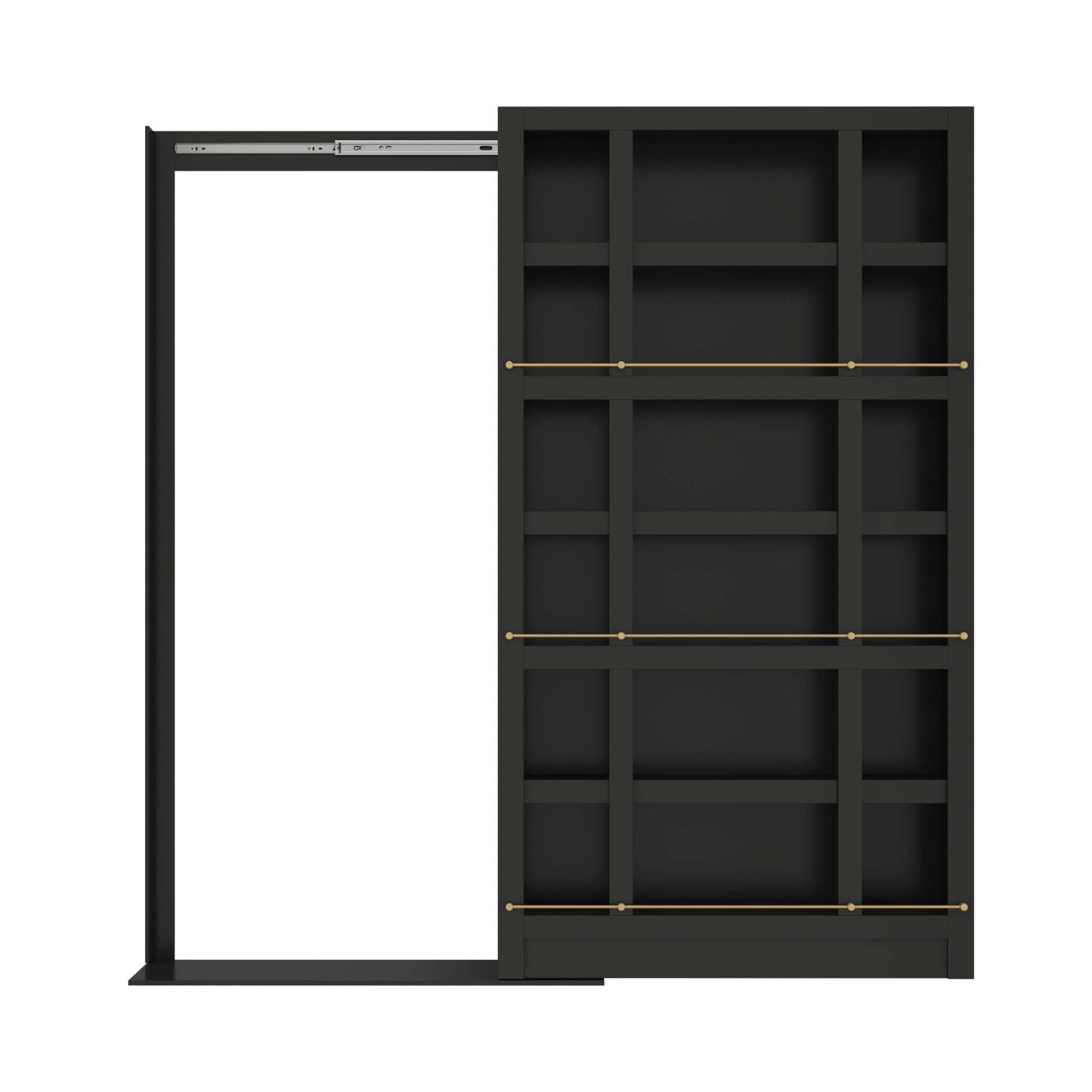 Sliding Gallery Bookcase
