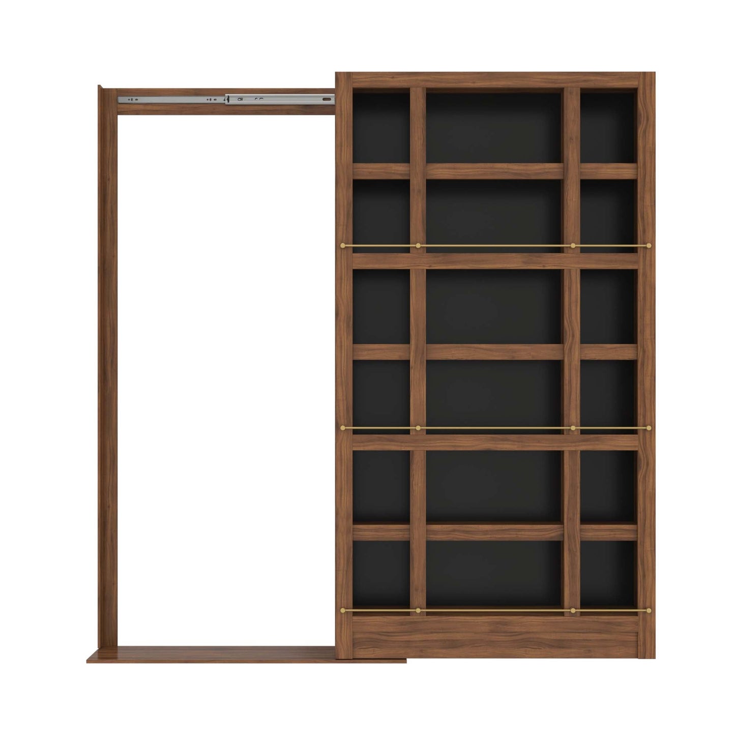 Sliding Gallery Bookcase