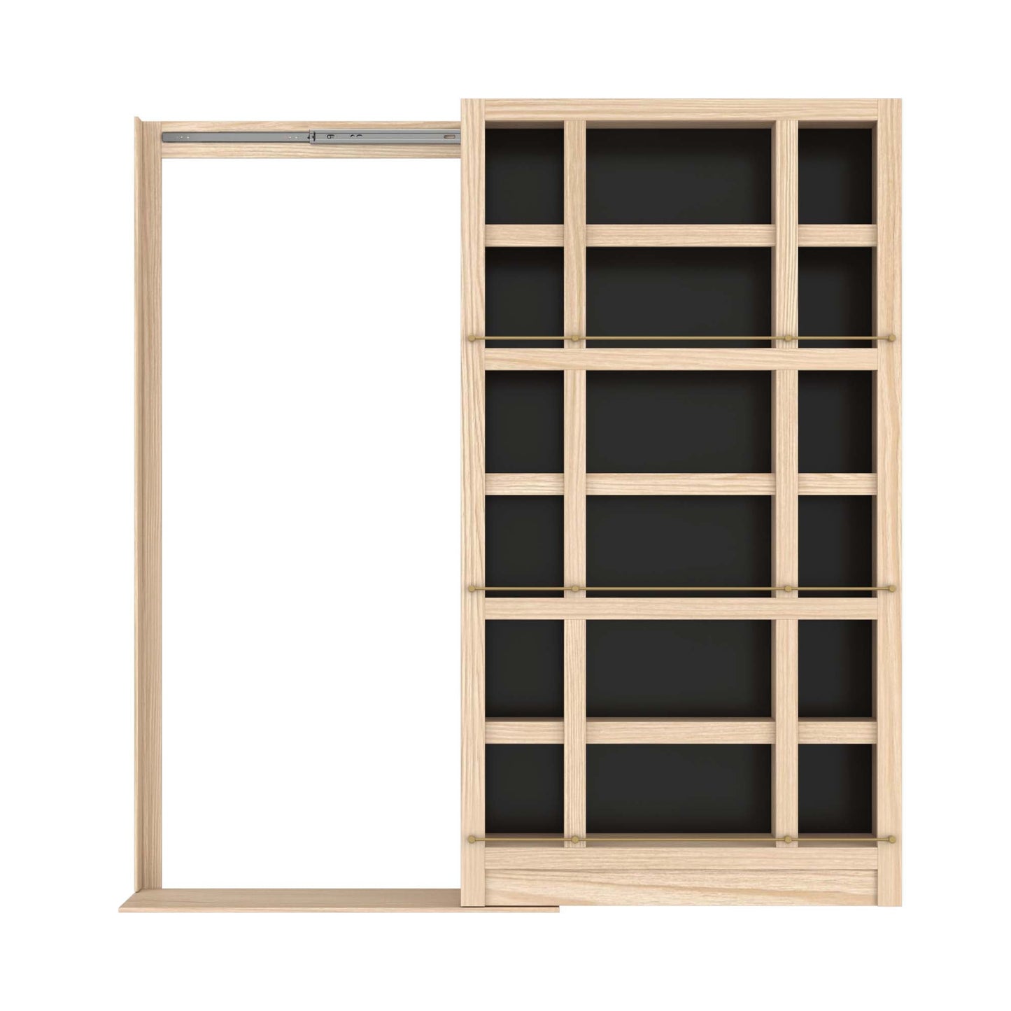 Sliding Gallery Bookcase