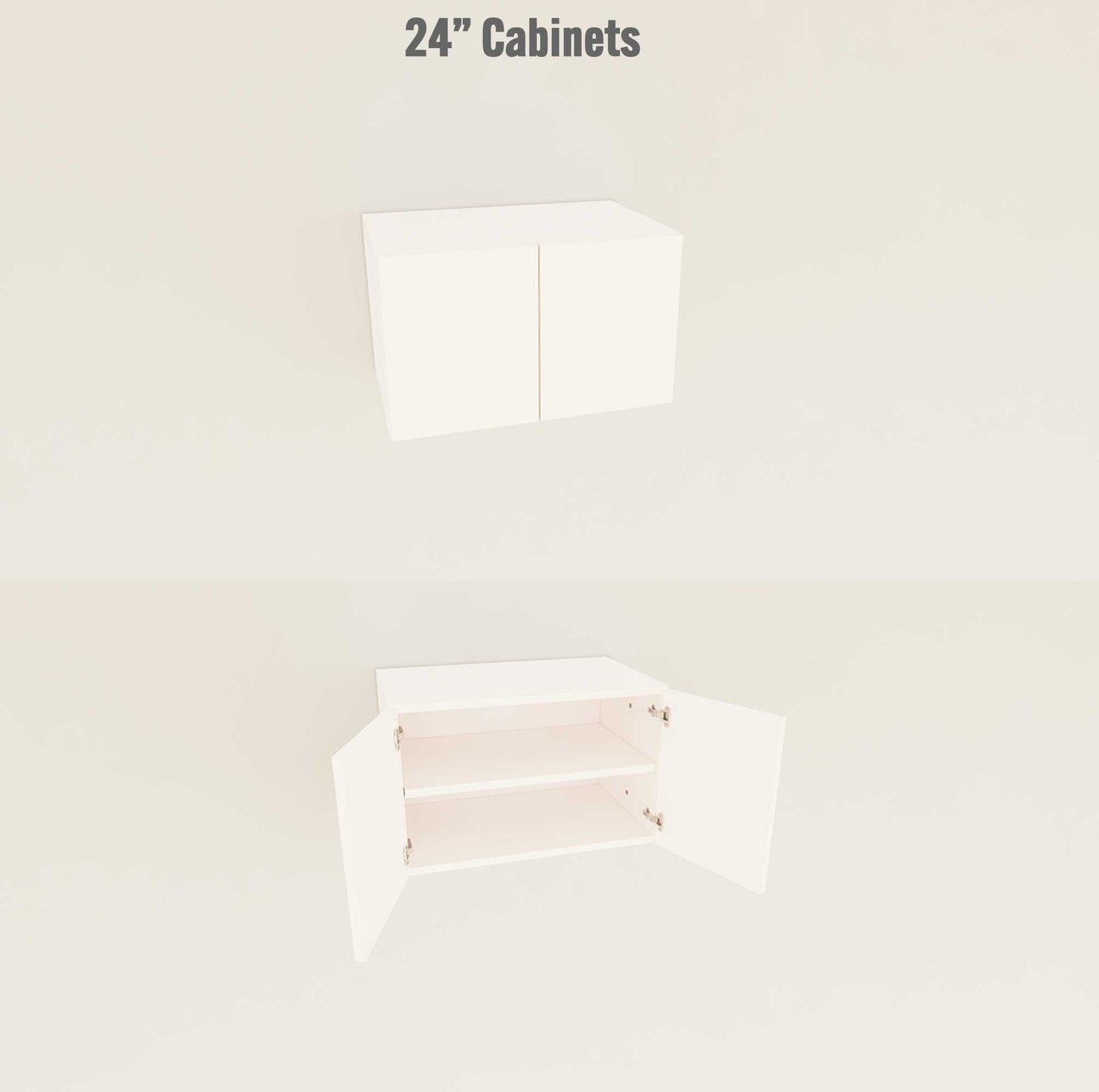 Modular Shelving Units - Aluminum Shelves and Wood Cabinets