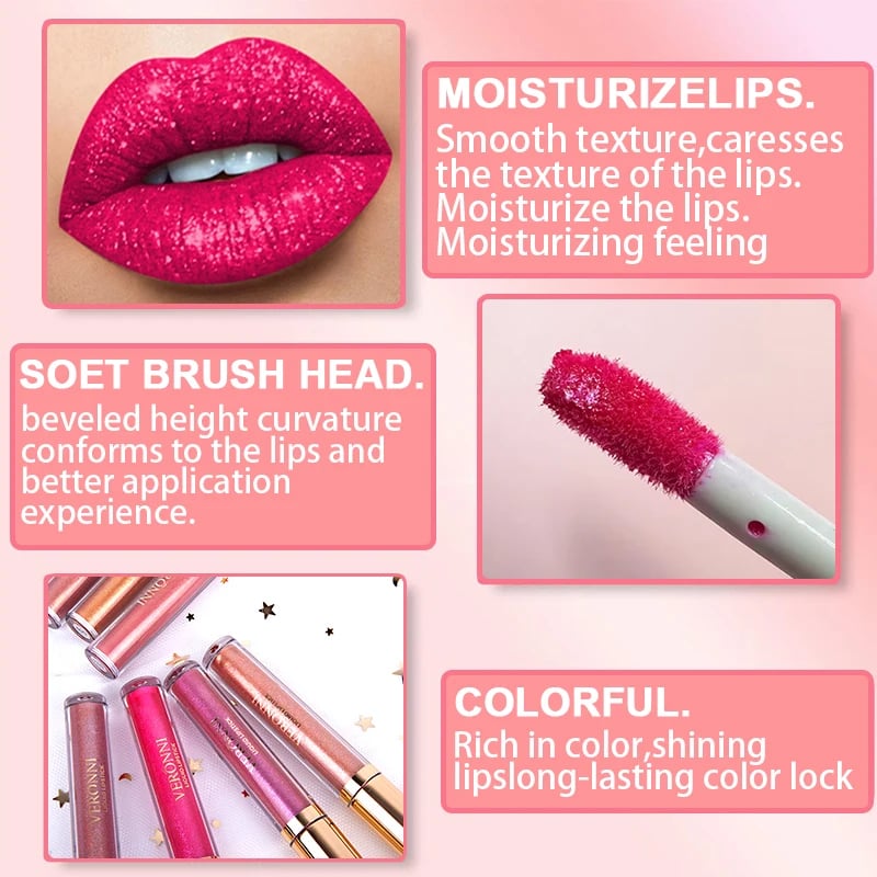 Alurain – Diamond Shine Waterproof Lip Gloss