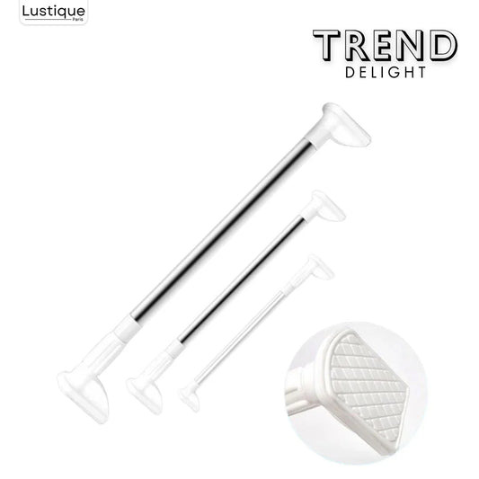 AdjustableRod™ – Tringle télescopique universelle sans perçage pour salle de bain et cuisine [50 % de réduction]