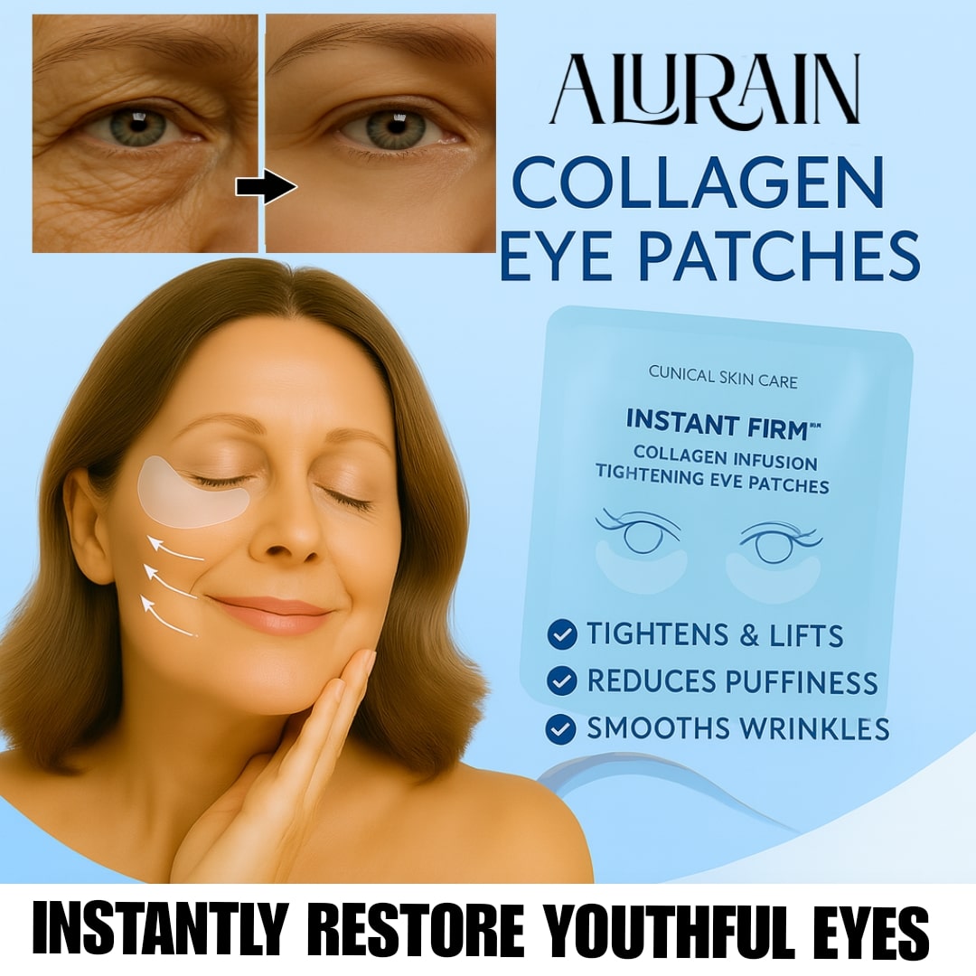 Alurain™ Instant Collagen Eye Patches | Refresh Tired Eyes & Smooth Fine Lines - In Just 15 Minutes