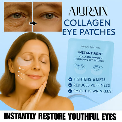 Alurain™ Instant Collagen Eye Patches | Refresh Tired Eyes & Smooth Fine Lines - In Just 15 Minutes