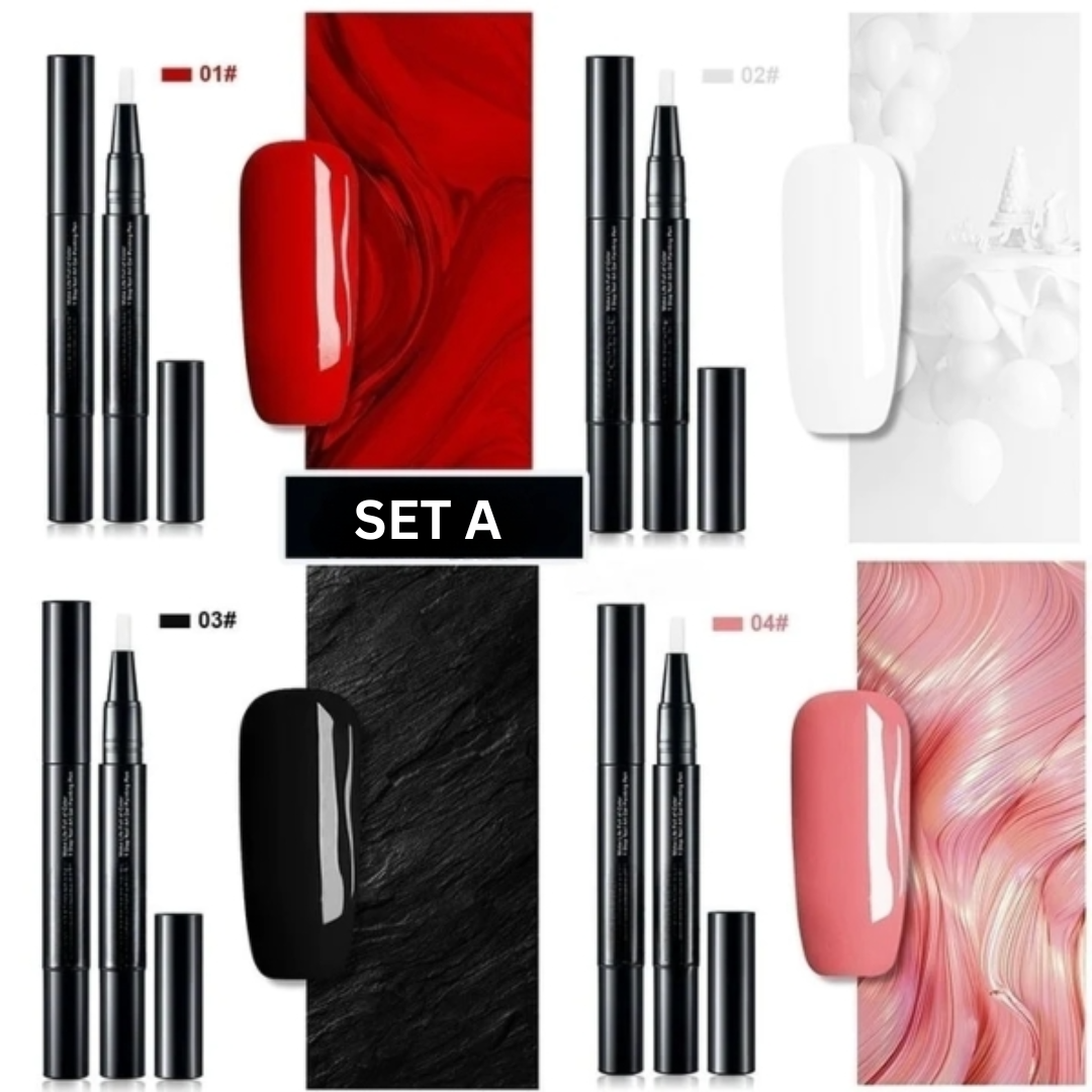 NailFlex™ - Effortlessly Add Colorful Nail Art Like a Pro! (Set of 4)