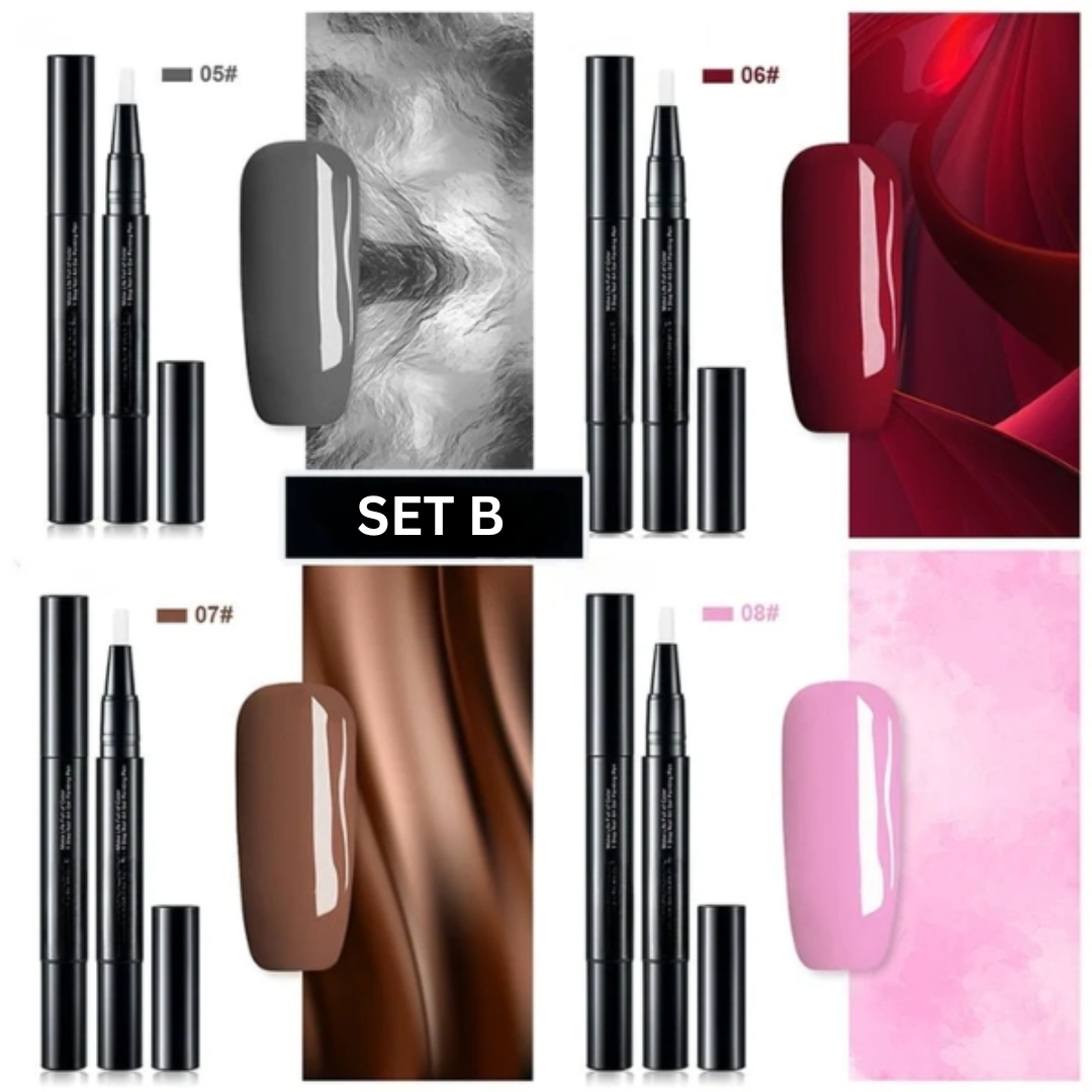 NailFlex™ - Effortlessly Add Colorful Nail Art Like a Pro! (Set of 4)