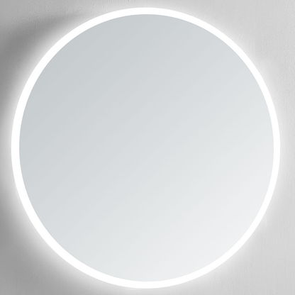 Luna Round Lighted Bathroom Vanity Mirror