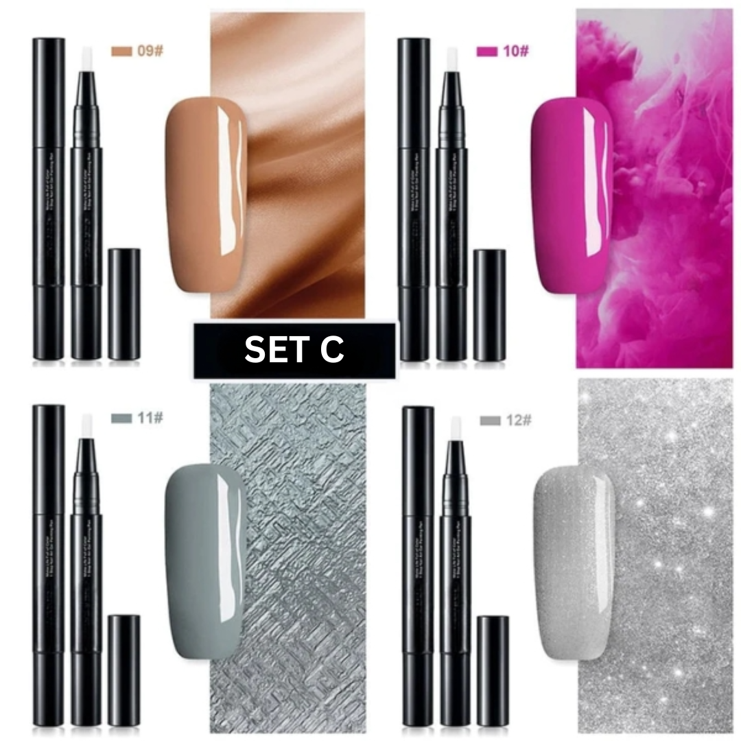 NailFlex™ - Effortlessly Add Colorful Nail Art Like a Pro! (Set of 4)