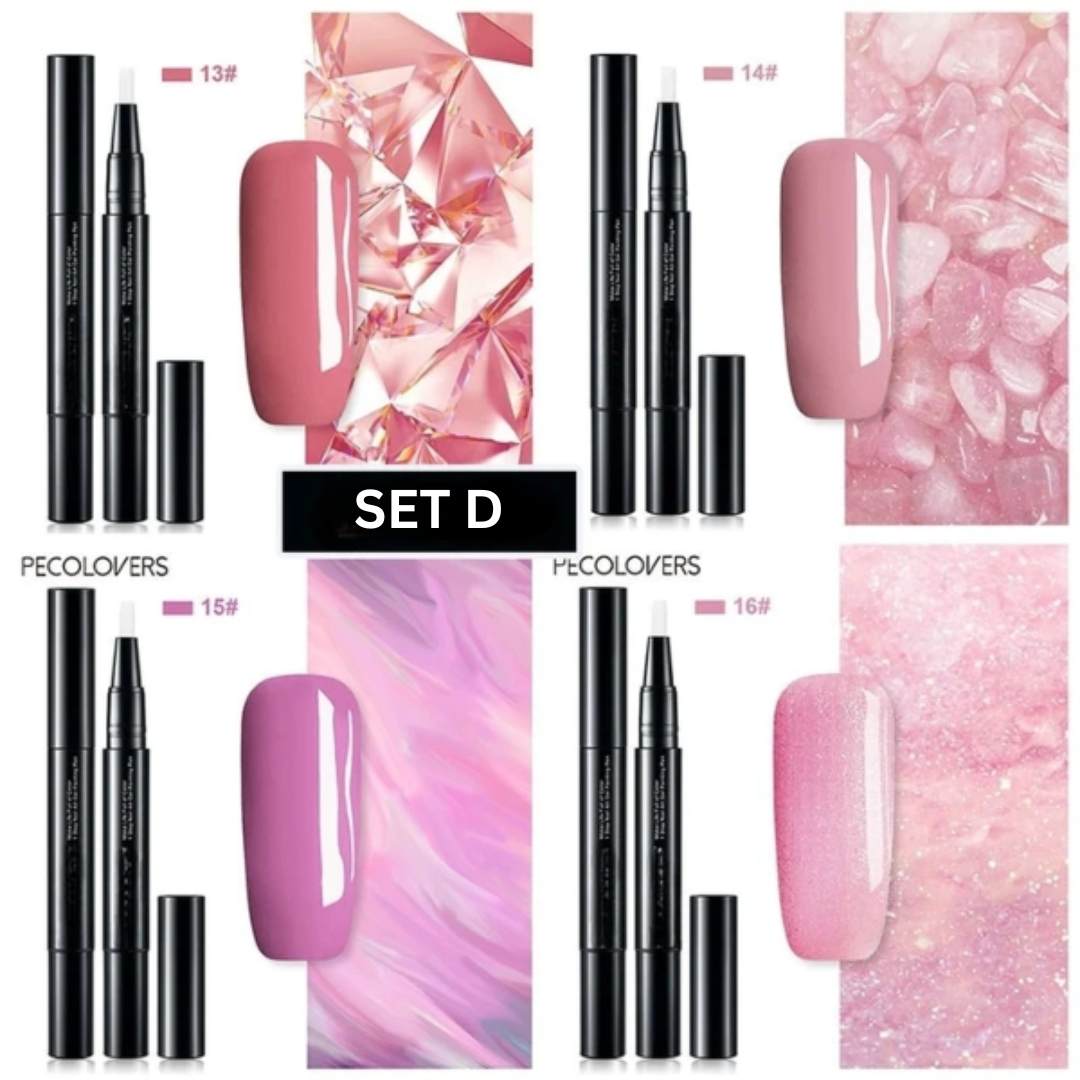 NailFlex™ - Effortlessly Add Colorful Nail Art Like a Pro! (Set of 4)