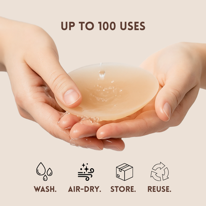 Cache-tétons sans coutures BareEase – Confiance et confort toute la journée – 1 acheté, 1 offert 