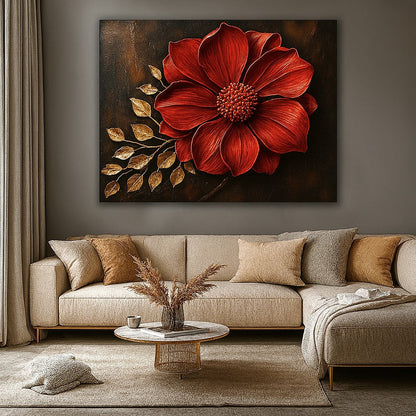 Ethereal Bloom v5 Wall Art – Modern Floral Design for Bedroom & Living Room Décor