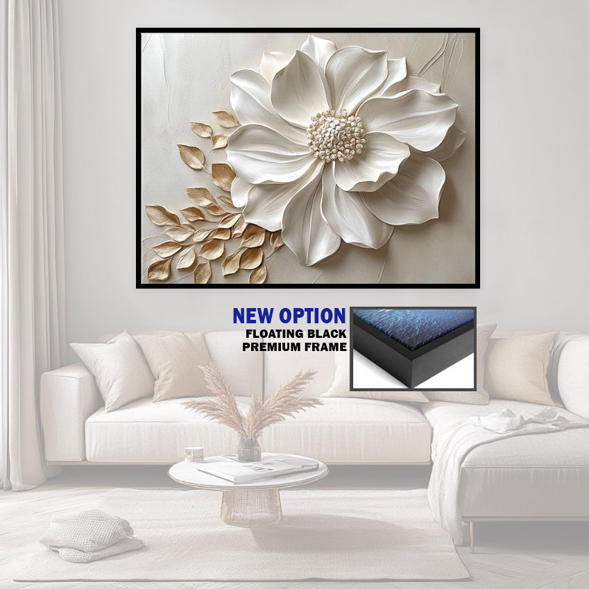 Ethereal Bloom v5 Wall Art – Modern Floral Design for Bedroom & Living Room Décor