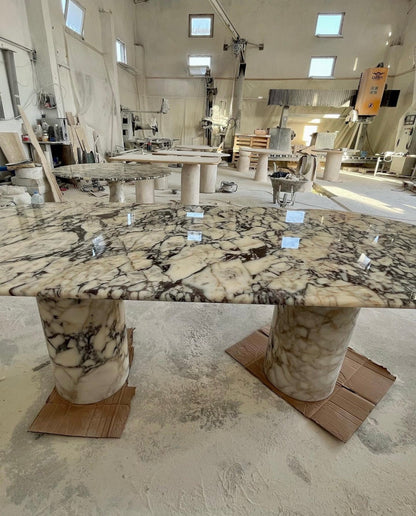 Violet  Oval Dining Table