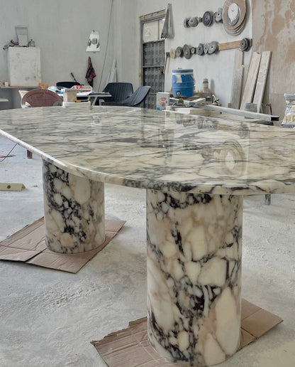 Violet  Oval Dining Table