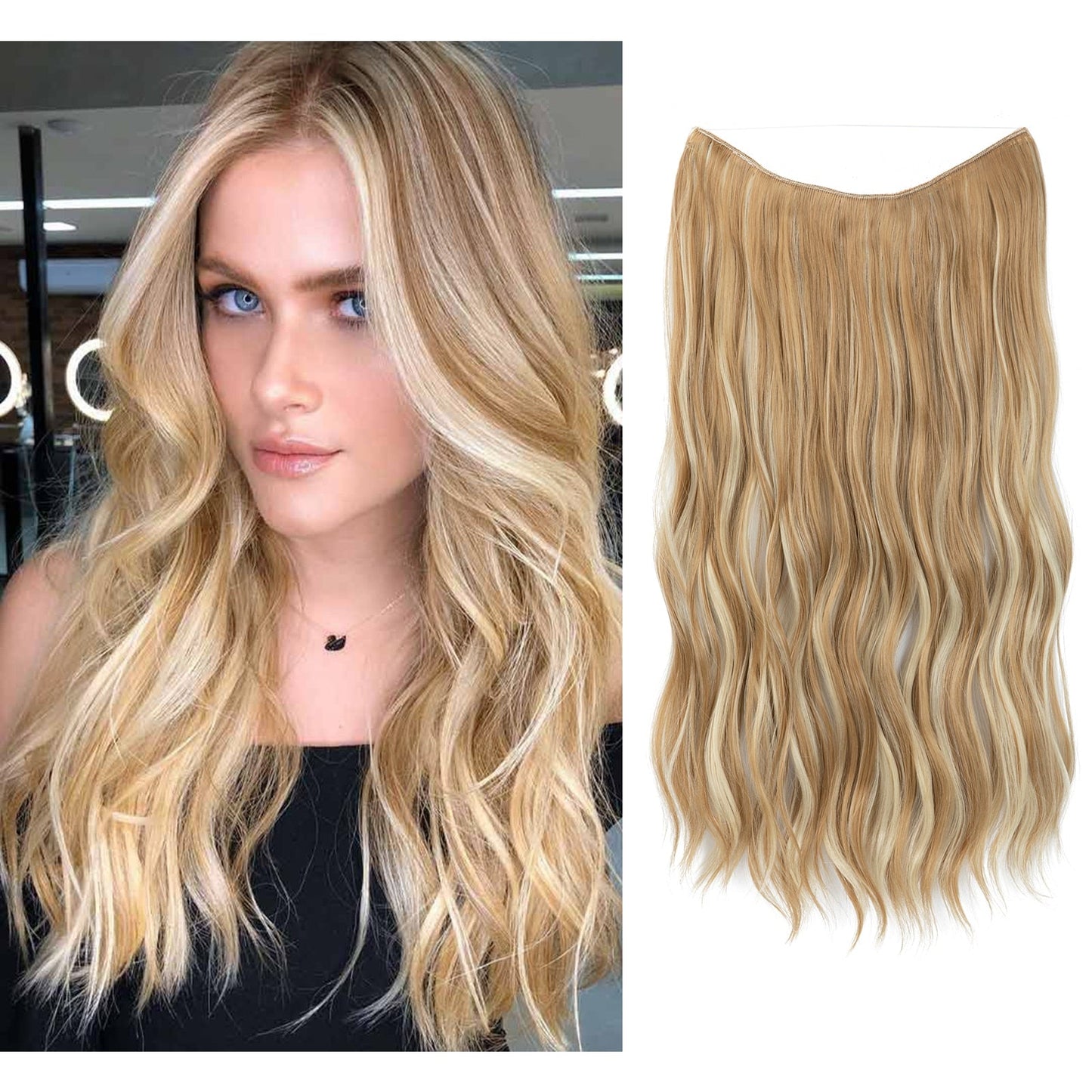 【LAST DAY SALE】Invisible Hair Extensions - Strong and indestructible