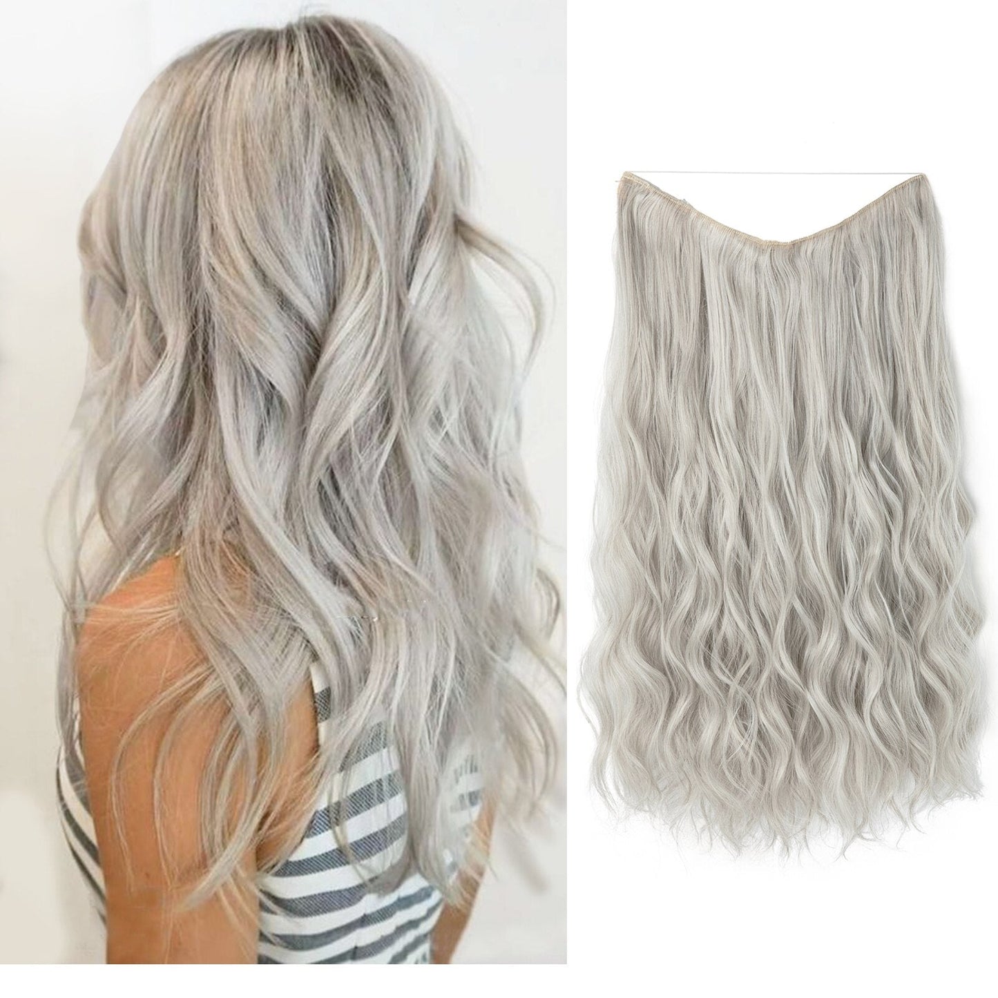 【LAST DAY SALE】Invisible Hair Extensions - Strong and indestructible