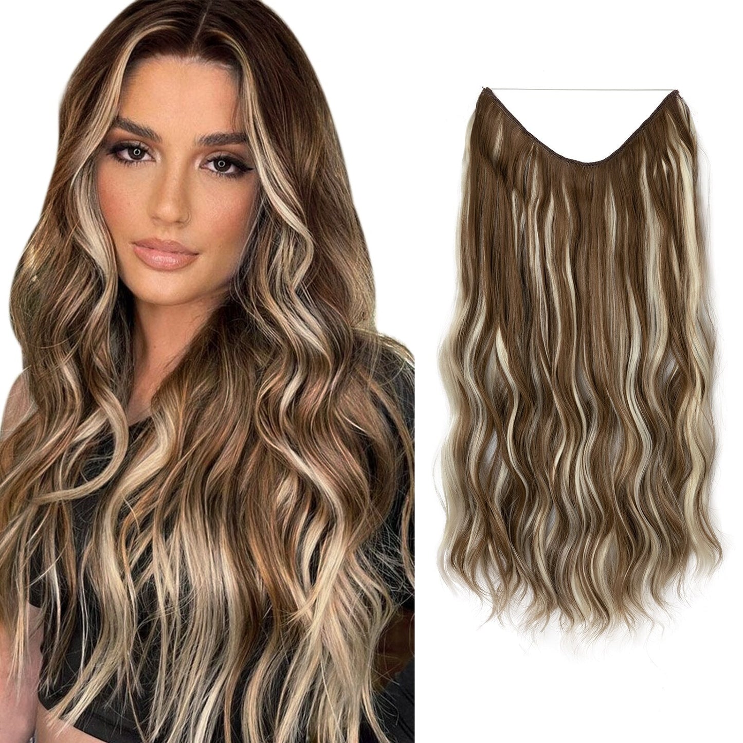 【LAST DAY SALE】Invisible Hair Extensions - Strong and indestructible
