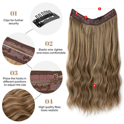 【LAST DAY SALE】Invisible Hair Extensions - Strong and indestructible
