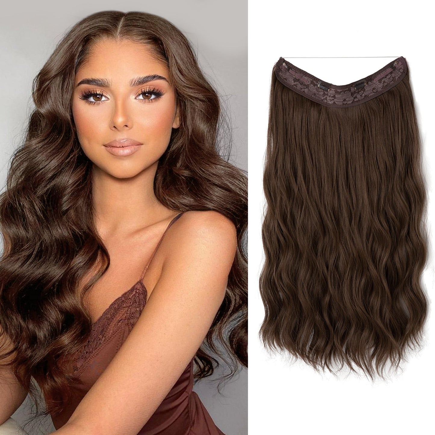【LAST DAY SALE】Invisible Hair Extensions - Strong and indestructible