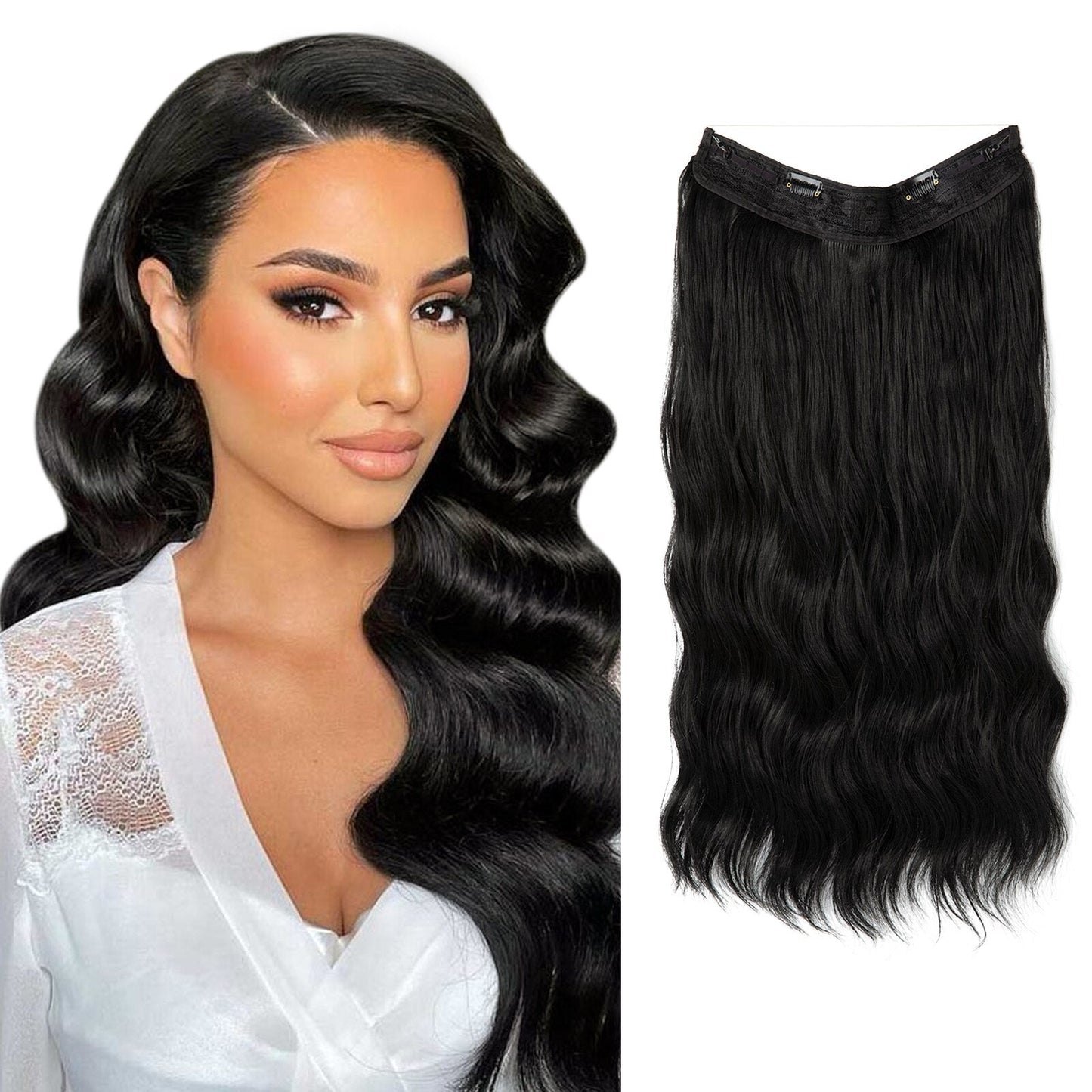 【LAST DAY SALE】Invisible Hair Extensions - Strong and indestructible