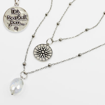 This Too Shall Pass Star Dainty Necklace