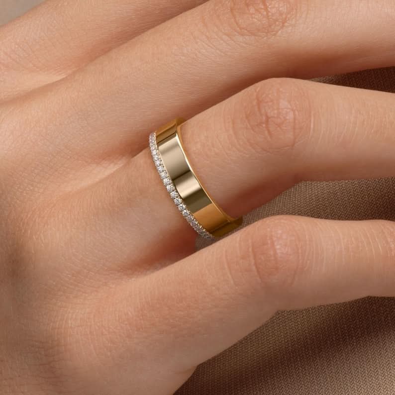 Diamond Accent Wedding Band
