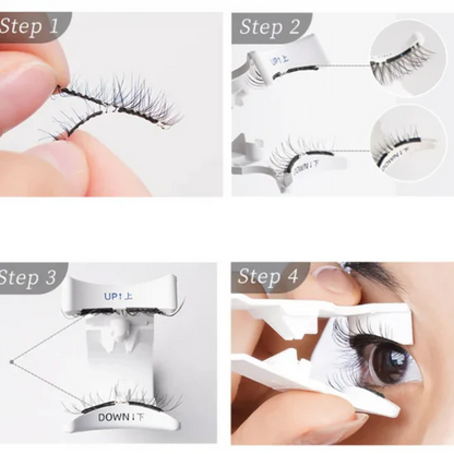 Alurain™ - Beautiful Makeup Reusable Magnetic Eyelash Set