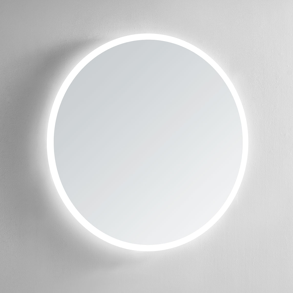 Luna Round Lighted Bathroom Vanity Mirror