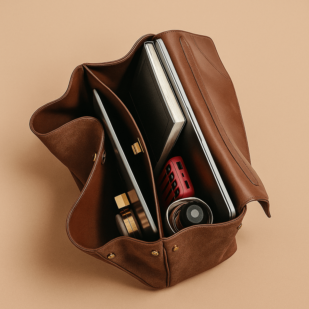 Moira Bag – Genuine Suede Tote & Full Grain Leather Lining